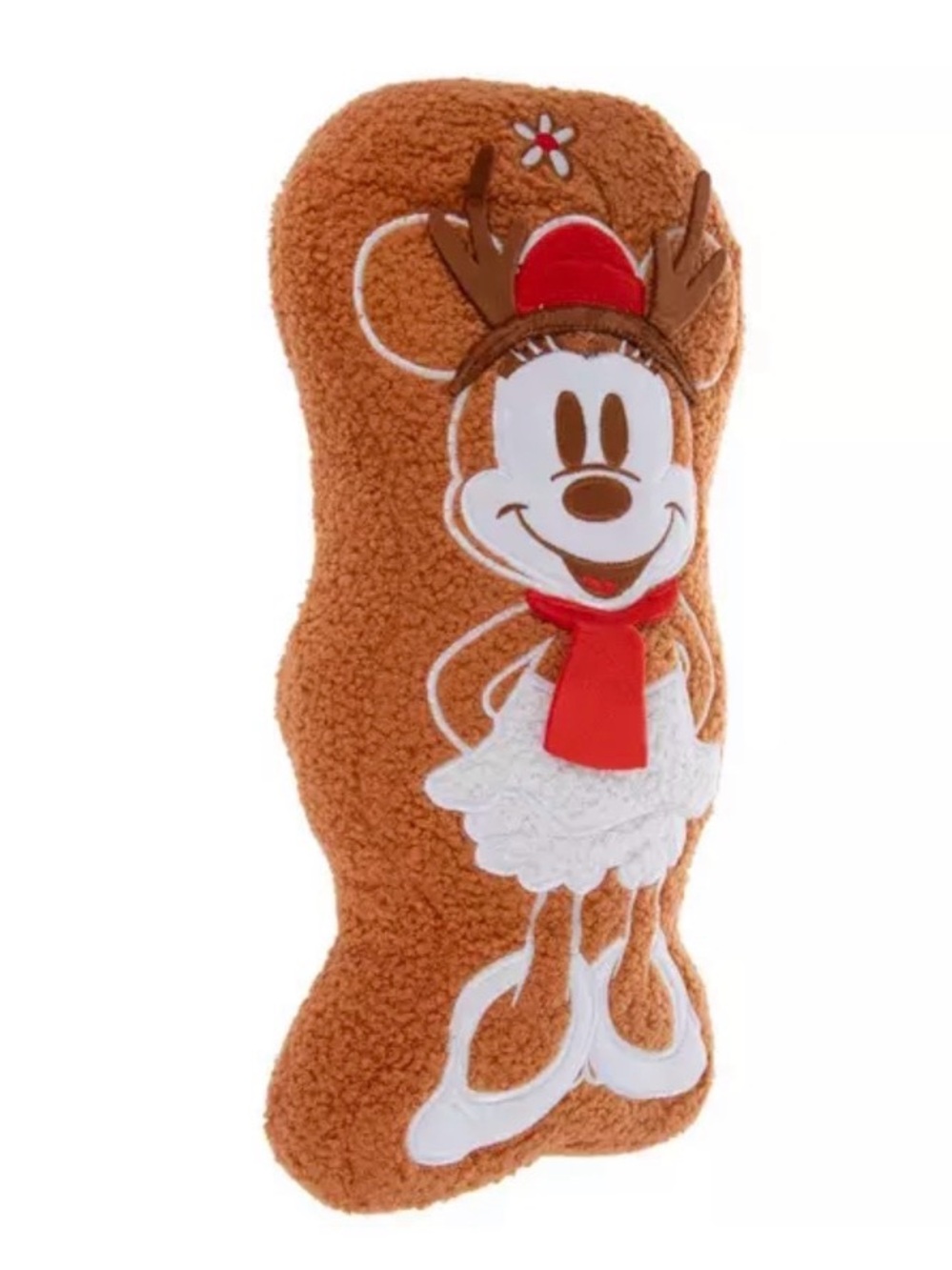 Disney Brown Mickey & Minnie gingerbread Plush Accent Pillows - Picture 7 of 7